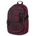 BAAGL Školský batoh Core Red Polygon