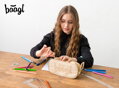 BAAGL Študentský peračník etui Beige