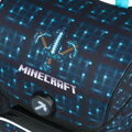 BAAGL Školská aktovka Ergo Minecraft Blue Axe
