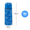 BAAGL Termofľaša Dino, 550 ml