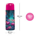BAAGL Termofľaša Plameniaky, 550 ml