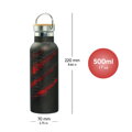 BAAGL Termofľaša s bambusovým viečkom Láva, 500 ml