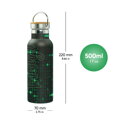 BAAGL Termofľaša s bambusovým viečkom Numbers, 500 ml