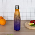 BAAGL Termofľaša s kovovým viečkom Gradient žlto-fialová, 500 ml