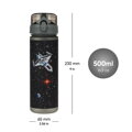 BAAGL Tritanová fľaša na nápoje Pixel Space, 500 ml