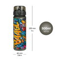 BAAGL Tritanová fľaša na nápoje Skatepark, 500 ml