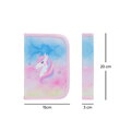 BAAGL SADA 3 Zippy Plus Rainbow Unicorn: aktovka, peračník, vrecko