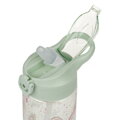 BAAGL Tritanová fľaša na nápoje so slamkou Dúha, 500 ml