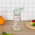 BAAGL Tritanová fľaša na nápoje so slamkou Dúha, 500 ml