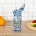 BAAGL Tritanová fľaša na nápoje so slamkou Dino, 500 ml