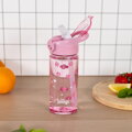 BAAGL Tritanová fľaša na nápoje so slamkou Labky, 500 ml