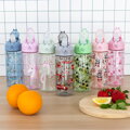 BAAGL Tritanová fľaša na nápoje so slamkou Rainbow Unicorn, 500 ml