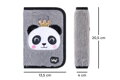 BAAGL Školský peračník klasik, dve chlopne Zippy Panda