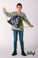 BAAGL Vrecko Skate Grey