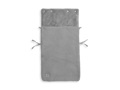 Jollein Fusak do autosedačky Basic Knit Stone Grey