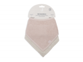 Jollein Podbradník bandana 2ks Silk Rose / Sand