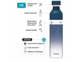 Quokka Plastová fľaša Ice Turquoise 570 ml