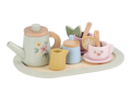 Little Dutch Čajový set dřevěný s květinovým potiskem