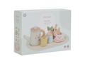 Little Dutch Čajový set dřevěný s květinovým potiskem