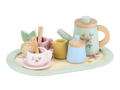 Little Dutch Čajový set dřevěný s květinovým potiskem