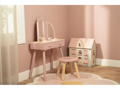Little Dutch Toaletní stolek s židličkou dřevěný Pink
