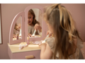 Little Dutch Toaletní stolek s židličkou dřevěný Pink