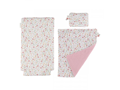 Little Dutch Kočárek pro panenky dřevěný s peřinkou Pink