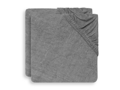 Jollein Poťah na prebaľovaciu podložku 50x70cm 2 ks froté Storm Grey