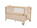 KikkaBoo Postieľka cestovná Milky Way Beige