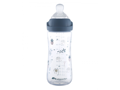 Bebeconfort Dojčenská fľaša Emotion Physio 360ml 6m + Blue