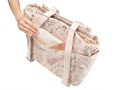 KikkaBoo Prebaľovacia taška Florence Secret Garden Beige