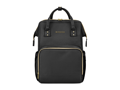KikkaBoo Prebaľovací batoh Siena Black & Gold