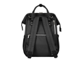 KikkaBoo Prebaľovací batoh Siena Black & Silver