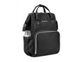 KikkaBoo Prebaľovací batoh Siena Black & Silver