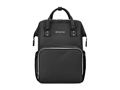 KikkaBoo Prebaľovací batoh Siena Black & Silver