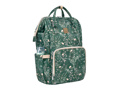 KikkaBoo Prebaľovací batoh Siena Luxe Secret Garden Deep Green