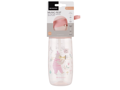 KikkaBoo Hrnček so silikónovým náustkom 450ml 12m+ Music Fest Pink