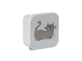KikkaBoo Súprava boxov na desiatu 4 ks Kitty Cat Grey
