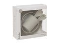 KikkaBoo Jídelní sada 5-dílná Platinum Silicone Sand