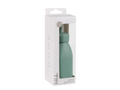 KikkaBoo Láhev s brčkem Platinum Silicone Sage