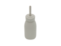 KikkaBoo Láhev s brčkem Platinum Silicone Sand
