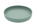 KikkaBoo Talíř Platinum Silicone Sage