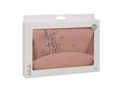 KikkaBoo Bryndák s kapsou Platinum Silicone Flora Blush