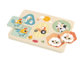 Tiny Love Puzzle so zvukmi drevené Farmers Funday