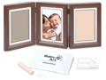 Baby Art Drevený rámček pre odtlačok My Baby Touch Double Brown