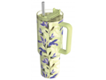 Quokka Nerezový termohrnček so slamkou Stream Matcha 1200 ml