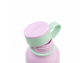 Quokka Plastová fľaša Ice Kids s pútkom Feathers 430 ml