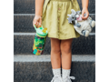 Quokka Nerezová termofľaša s náustkom Pop Kids Dinosaurus Jungle 445 ml