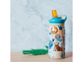 Quokka Nerezová termofľaša s náustkom Pop Kids Safari 445 ml