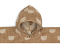 Jollein Osuška pončo froté Jacquard Teddy Bear